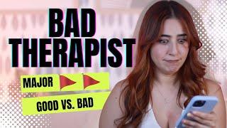 Therapist explains major RED FLAGS in therapy and what you should expect