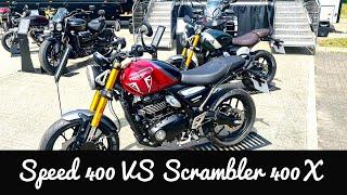 Which One I’d Buy! Triumph Speed 400 vs Scrambler 400 X