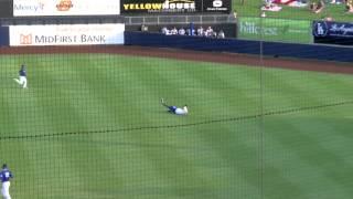 Spectacular Diving Catch by Yadir Drake with the Tulsa Drillers