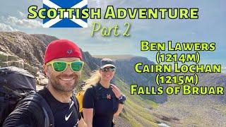 SCOTLAND ADVENTURE Wild Camping - Ben Lawers & Macdui Summit - Cliff Jumps - Trail Running UK