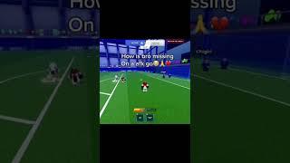 Bro missed on a AFK GoalKeeper  #bluelockrivals #roblox #shorts