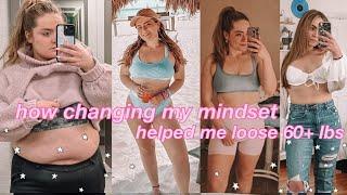 HOW I CHANGED MY MINDSET TO LOSE WEIGHT: I LOST 60+ POUNDS IN 3 MONTHS *weight loss transformation*