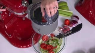 KitchenAid Premium Food Processor Stand Mixer Attachment on QVC