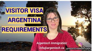 VISITOR VISA ARGENTINA, how to GET one? 