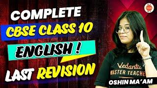 Class 10 English All Chapter Revision in One Shot!  Full Syllabus for CBSE Board Exam 2024 