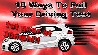 Serious faults on UK driving tests 2024 | 10 ways to fail your driving test