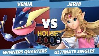 Smash Ultimate Tournament - Venia (Greninja) Vs. Jerm (Zelda) SSBU Xeno 182 Winners Quarters