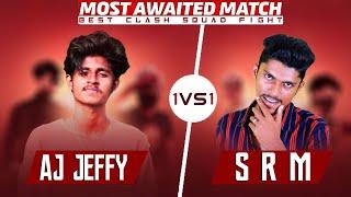 AJ JEFFY VS SRM GAMING 1VS1 HARDEST CS BATTLE..?