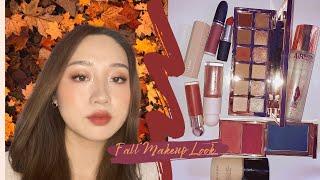 FALL INSPIRED MAKEUP TUTORIAL | Patrick Ta, Rare Beauty, MAC | Stacy Chen