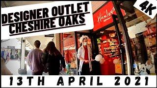 How Busy is Cheshire Oaks Designer Outlet 13 April 2021. FBA uk-r7kytt