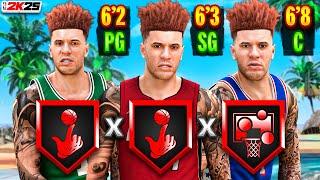 THE BEST UNIQUE 3V3 LINEUP IN NBA 2K25!