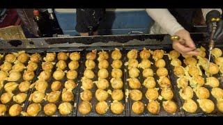 광속으로 만들어지는 타코야키! 만들면 완판! 킹다꼬. Who is the fastest Master for Takoyaki? You can find him in Korea!