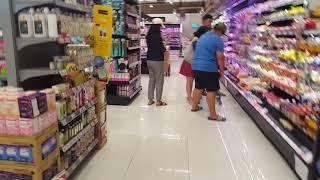 Tops Market Hua Hin Thailand - Shopping Centre Walk Thru - Top Buy Fruit Veggies Electronics et.al ;