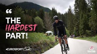 RAIN, HAILSTONES & FATIGUE!  | Alberto Contador Brocon Recon | Eurosport Cycling