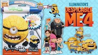 Despicable Me 4 Imagine Ink Coloring & Activity Book | COLORING & ACTIVITIES With Mess-Free Marker