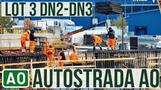 AUTOSTRADA A0 Nord lot 3 DN2 Afumati - DN3 Cernica | Stadiu lucrari 14.11.2024