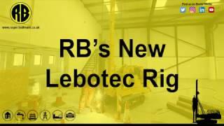 RB takes delivery of a new "Lebotec" electric drop hammer rig...