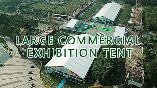 Liri Tent Large Commercial Exhibition Tent Marquee Trade Show Tent, Clear Span Tent Structure