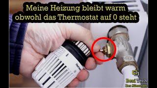 Heizung "BLEIBT WARM" obwohl Thermostat zugedreht | Häufigste Ursache