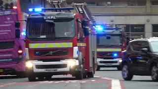 THREE Pumps Responding From Salford And Moss Side- Greater Manchester Fire And Rescue Service