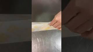 How to wrap a half round of cheese