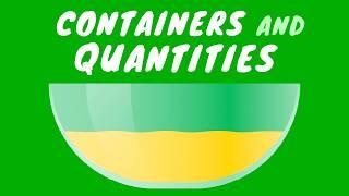 Containers & Quantities in English  Supermarket Vocabulary