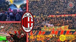 ATMOSPHERE TIFOSI VECCHIO CUORE ROSSONERO CURVA SUD MILANO A SAN SIRO • AC MILAN vs VENEZIA 4-0