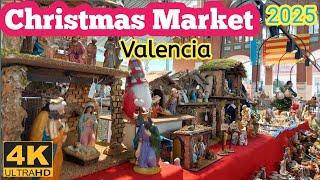 MERCADO DE NAVIDAD (Christmas Market) 2025 Mercado de colon valencia 4K, #valencia, #navidad2025