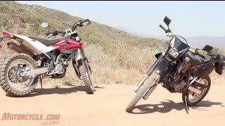 2012 Husqvarna TE250 vs. 2012 Suzuki DR-Z400 vs. 2013 Yamaha WR250R - 2012 Dual-Sport Shootout