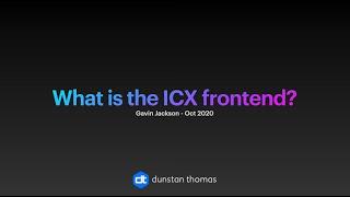 What is the Integro CX frontend?