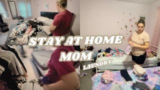 STAY AT HOME MOM// LAUNDRY DAY// REAL MOM LIFE// JOIN ME// CLEANING MOTIVATION