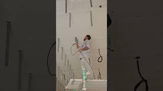 ceiling/channel fixing with drilling #drilling #channel #shorts #youtube#indonesia
