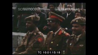 First Anniversary Of Ethiopia's Marxist Revolution | Mengistu, Benti and Abate | September 1975