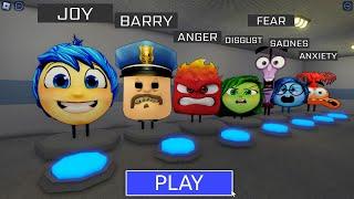 Escaping from INSIDE OUT 2 BARRY'S PRISON RUN! And BECAME an ALL MORPHS