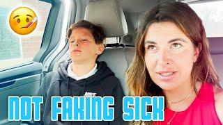CAME HOME SICK AFTER SPRING BREAK | NOT FAKING THIS TIME | OLDER BROTHER GOT HIM SICK