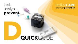 botissCARE testkit: Quickguide step-by-step