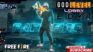 God level lobby editing 2022 like Tecnical Gani #free fire|| DM ARMY