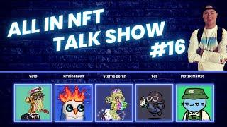 Die ALL IN NFT Talk Show #16: Der NFT Fall - Azuki Drama, Yuga Labs Hv-Mtl, Memeland, CR7, Krypto...