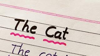 The cat || english essay || cat par essay || AJ pathshala ||