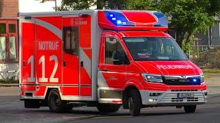 [MAN-TGE RTW als Reserve Fahrzeug] RTW-3600/1 auf Einsatzfahrt || Berliner Feuerwehr》Feuerwache 3600