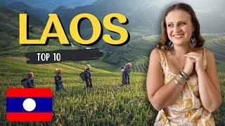 Top 10 Experiences + things to do in LAOS in 2024 (Asia's most UNDERRATED country) | Laos Travel 