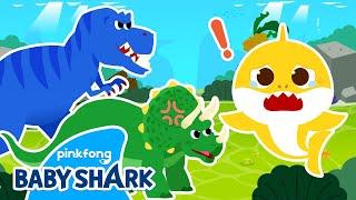 [TOP 3] Baby Shark Dinosaur Stories | +Compilation | Peekaboo & Hide and Seek | Baby Shark Official