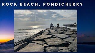 Rock beach ~ Pondicherry #pondicherry #rockbeach #roadto1k