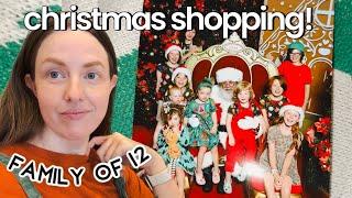 10 KIDS CHRISTMAS SHOPPING | Family of 12 w/ Twins + Triplets