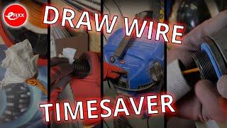 A RAPID way to pull a draw wire through flexible conduit  #shorts