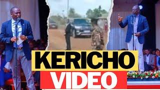 VIDEO showing  Ruto UNFRIENDLY reception in Soin Kericho Leaks- Low turnout Shocker