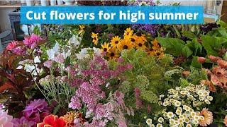 Lots of great varieties for cut flowers in the high summer cut flower garden