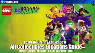 LEGO DC Super-Villains - Level 16: Granny Knows Best (All Collectibles Locations Guide) rus199410