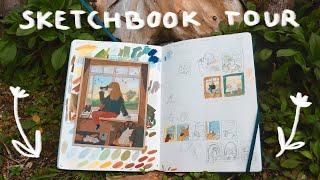 Cozy SKETCHBOOK TOUR filled with personal projects 2022-2023 