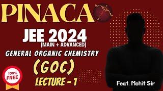 GOC -Lec-1 |Organic Chemistry | PINACA | JEE Mains + Advanced 2024 | Best  Live One Shot